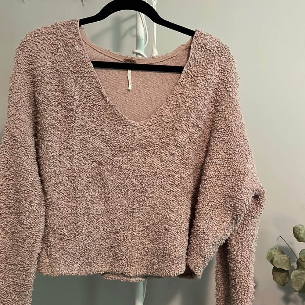 Free people cropped sweater